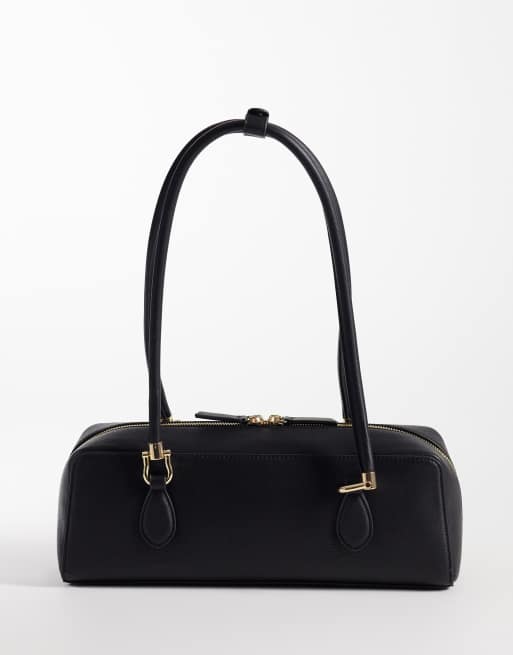 Tommy Hilfiger - Sac porté épaule allongé - Noir, 4 de 4
