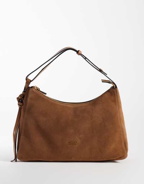 Tommy Hilfiger - Sac porté épaule en daim - Fauve - view 1