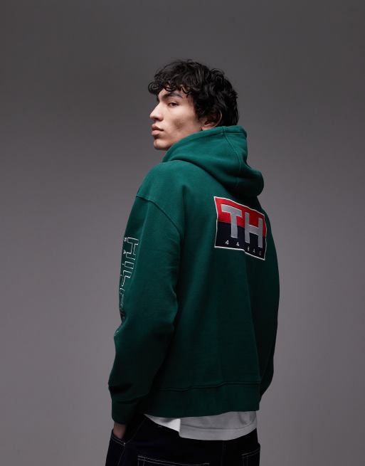 Tommy Hilfiger sailing hoodie in dark green ASOS