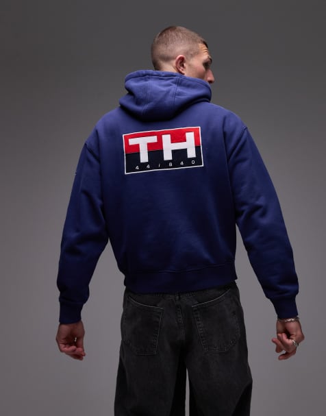 Tommy Hilfiger – Sailing – Kapuzenpullover in Marineblau - view 1