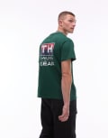 [Tommy Hilfiger] Tommy Hilfiger sailing logo t-shirt in dark green M Green