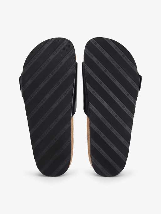 Tommy Hilfiger - Sandales à enfiler avec semelle intérieure en liège - Noir, 6 de 6