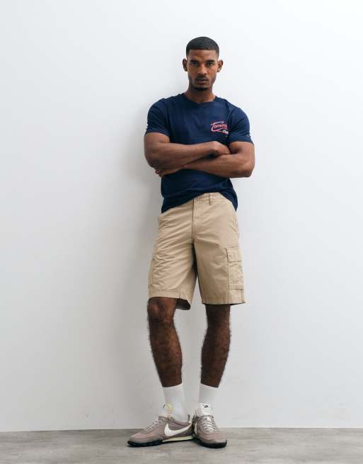 Tommy Hilfiger script logo t-shirt in navy, 2 of 5