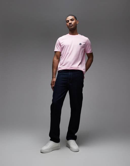 Tommy Hilfiger script monogram T-shirt in pink, 2 of 5