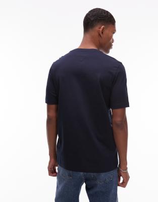 Tommy Hilfiger Script T-shirt In Black
