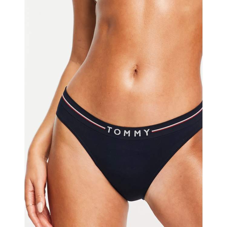 Tommy Hilfiger seamless bikini brief in navy