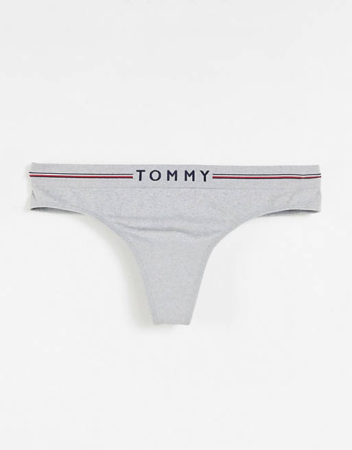 Tommy Hilfiger seamless thong in grey