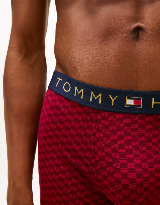 Tommy Hilfiger – Set mit Unterhose und Socken in Rot und Marineblau, 2 von 3