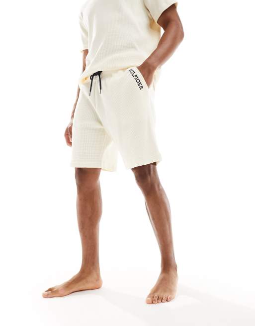 Tommy Hilfiger - Short confort avec monotype - Beige