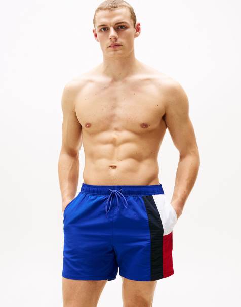 Tommy Hilfiger - Short de bain à cordons de serrage - Bleu marine - view 1