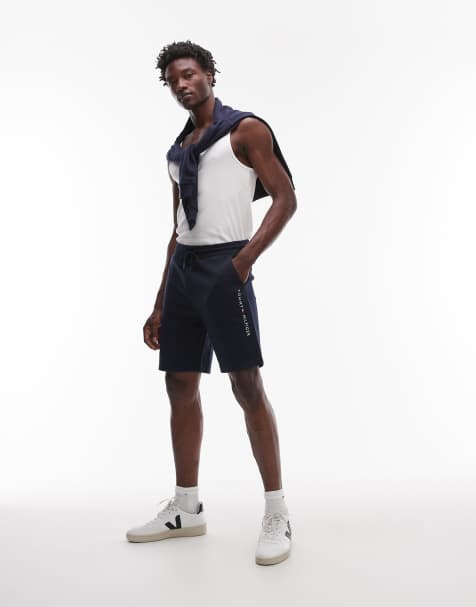 Tommy Hilfiger - Short en jersey à logo - Bleu marine - view 1