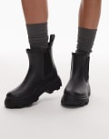 [Tommy Hilfiger] Tommy Hilfiger short gumboots in black 36 Black