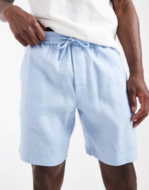 Tommy Hilfiger – Shorts aus Leinen in Hellblau - view 1