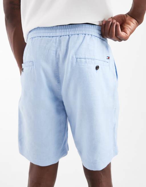 Tommy Hilfiger – Shorts aus Leinen in Hellblau, 5 von 5