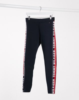 tommy hilfiger side logo leggings