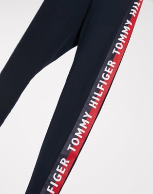 tommy hilfiger side logo leggings