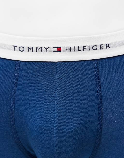 Tommy Hilfiger – Signature Cotton – 3er-Pack Unterhosen in Schwarz und Blau, 2 von 3