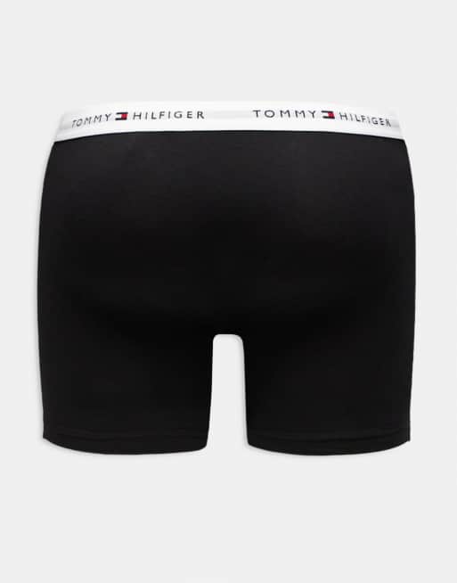 Tommy Hilfiger – Signature Cotton – 3er-Pack Unterhosen in Schwarz und Blau, 3 von 3