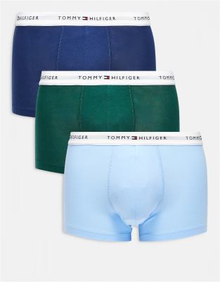 Tommy Hilfiger Signature Cotton Essentials 3 Pack Boxer Briefs In Multi
