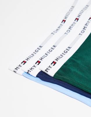 Tommy Hilfiger Signature Cotton Essentials 3 Pack Boxer Briefs In Multi