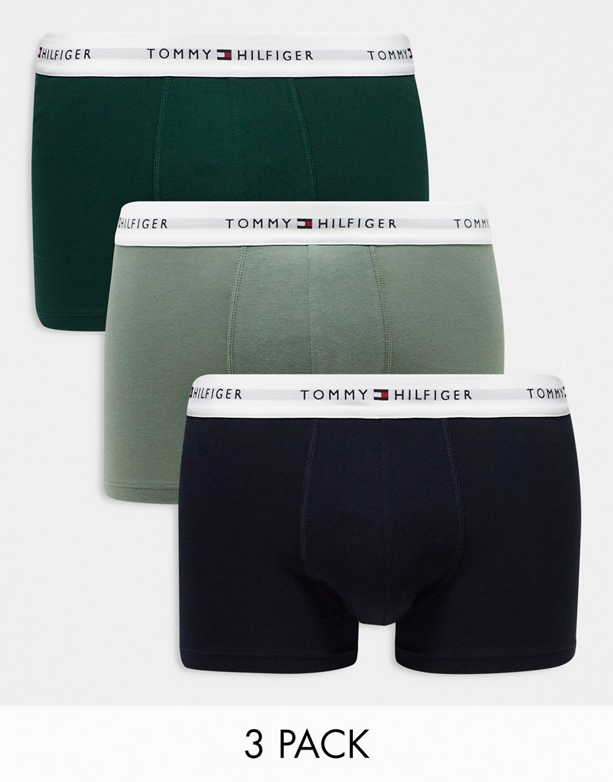 Tommy Hilfiger Signature Cotton Essentials 3 Pack Briefs In Multi