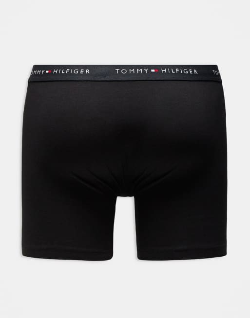 Tommy Hilfiger - Signature Cotton - Pakke med 5 par sorte boksershorts, 2 af 3