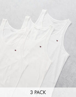 Signature Essential - 3er-Pack Tanktops in Weiß Weiß L