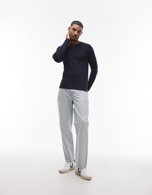 Tommy Hilfiger - Signature Essential - Haut thermique manches longues - Bleu marine, 2 de 4