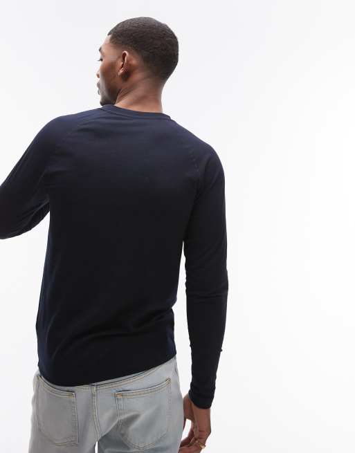 Tommy Hilfiger - Signature Essential - Haut thermique manches longues - Bleu marine, 3 de 4