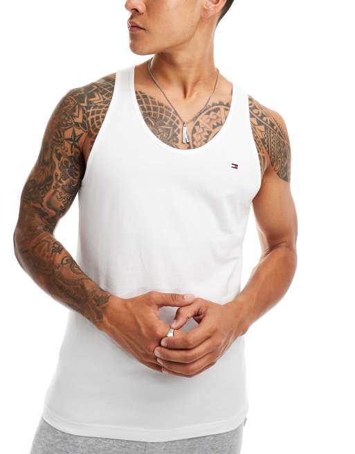 Tommy Hilfiger - Signature Essential - Lot de 3 débardeurs - Blanc, 2 de 4