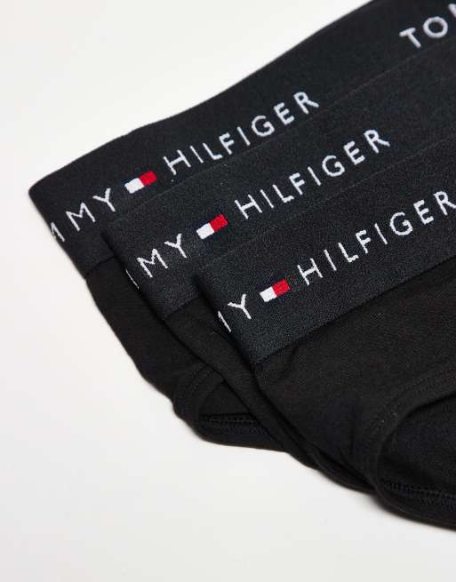 Tommy Hilfiger – Signature Essentials – 3er-Pack Unterhosen aus Baumwolle in Schwarz, 3 von 3