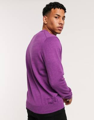 tommy hilfiger purple sweater