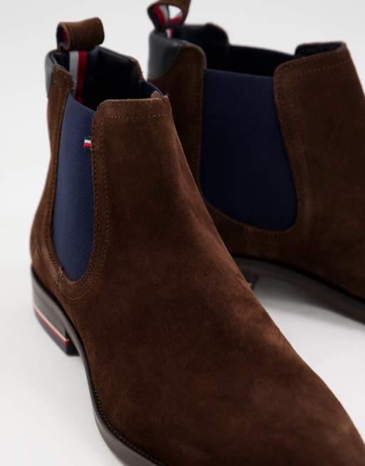 Tommy hilfiger suede online laarzen