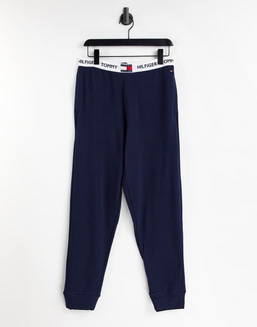 Tommy hilfiger best sale logo waistband joggers