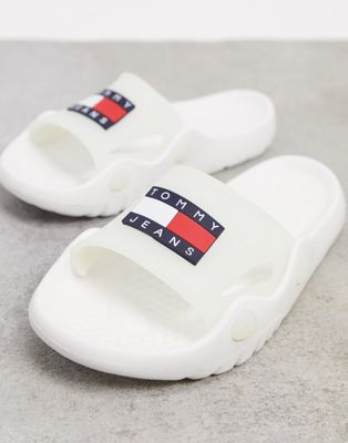 Tommy Hilfiger sliders in white | ASOS