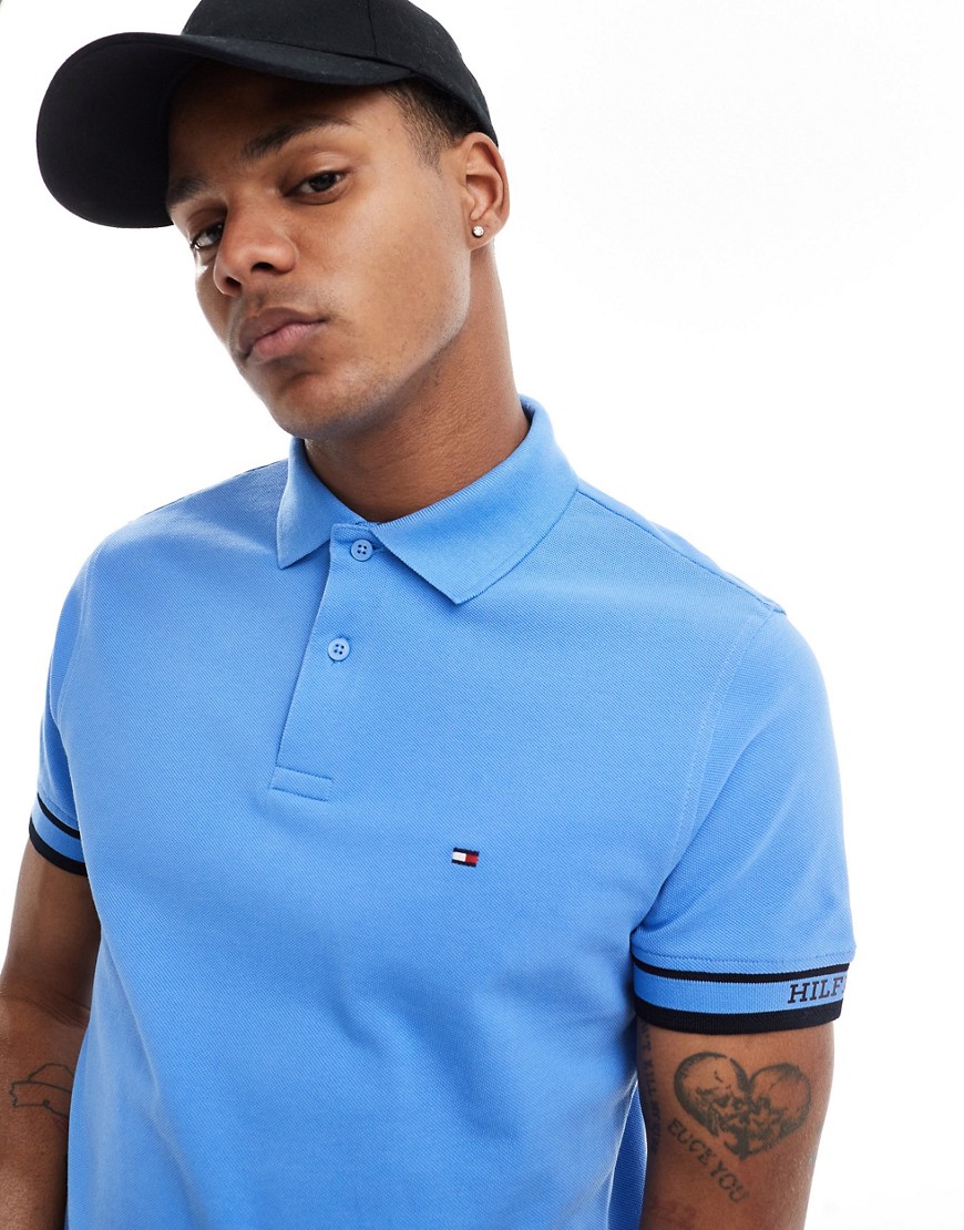 Tommy Hilfiger Slim Fit Polo in Bright Blue