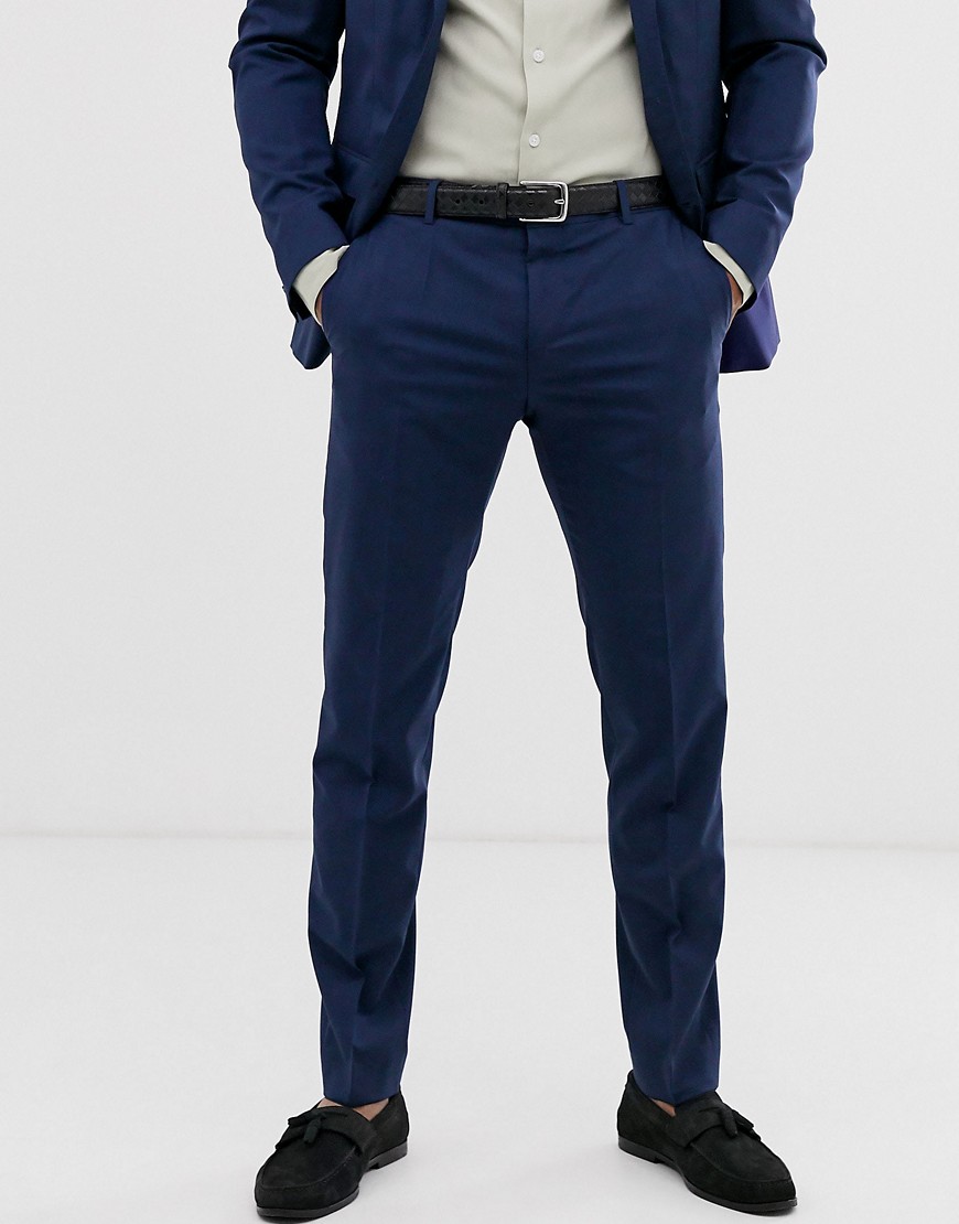 Tommy Hilfiger slim fit suit trousers-Navy