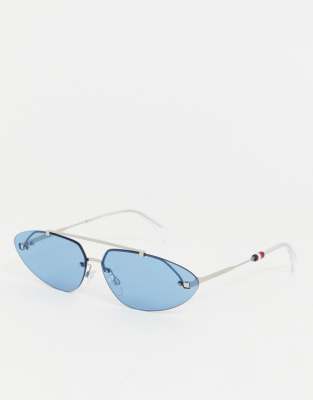 Tommy Hilfiger slim oval sunglasses in 