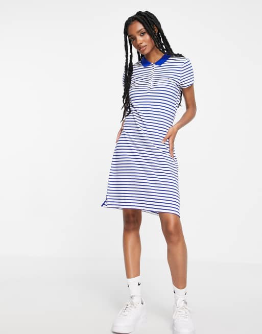 Tommy hilfiger blue and store white striped dress