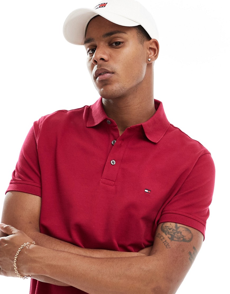 Tommy Hilfiger Slim Polo in Bright Red