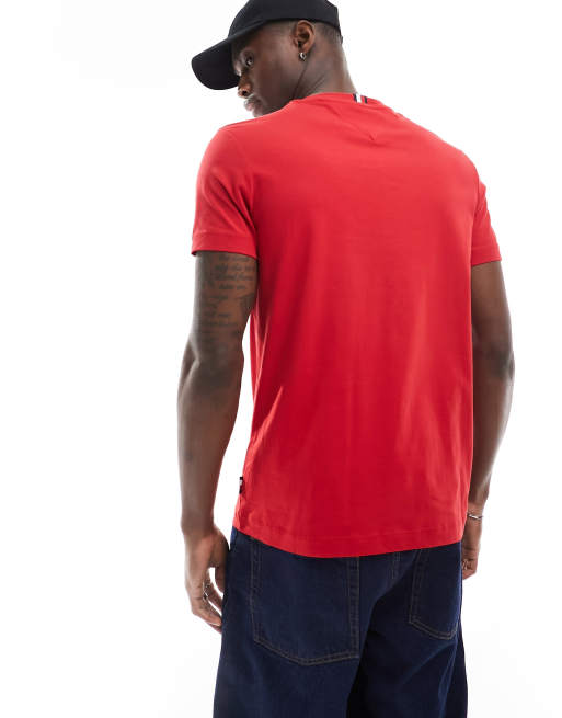 Dark red t outlet shirt