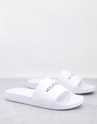 adidas investments stock market beginners 2017 | Skp-bpptShops - Tommy  Hilfiger - Slippers met verhoogd logo in wit