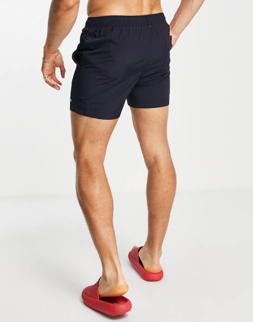 Tommy hilfiger solid hot sale flag swim shorts