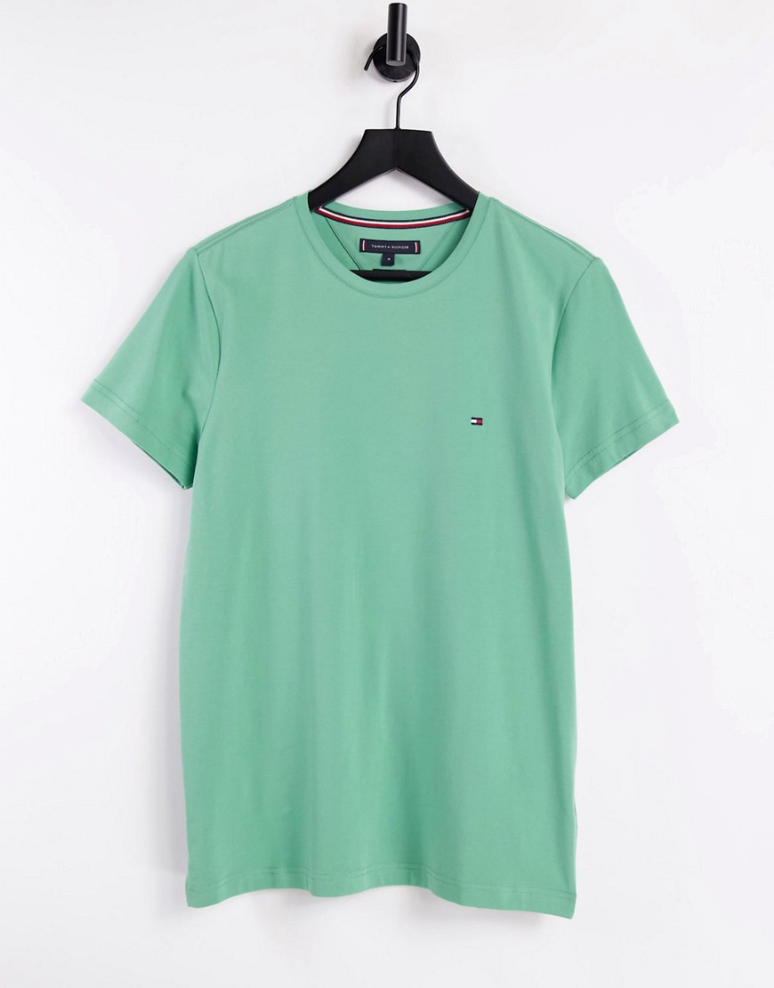 Tommy Hilfiger small icon slim fit T-shirt in bright green