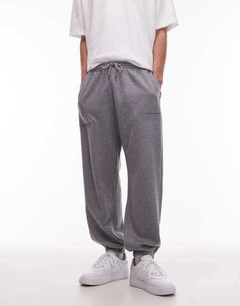 Tommy Hilfiger small logo joggers in grey