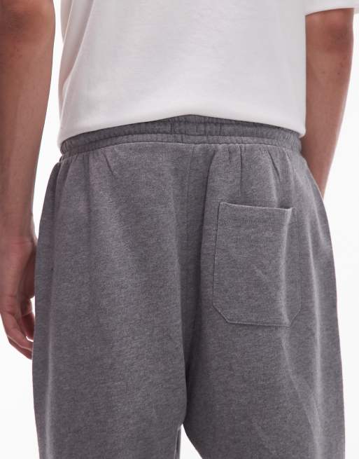 Tommy Hilfiger small logo joggers in grey, 5 of 5