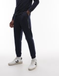 [Tommy Hilfiger] Tommy Hilfiger small logo trackies in navy XL NAVY
