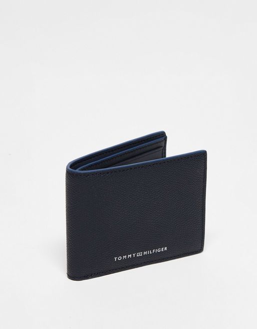 Tommy Hilfiger small structure card holder in space blue | ASOS