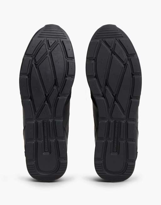 Tommy Hilfiger Sneaker aus Leder mit geprägtem Logo in Schwarz, 5 von 7