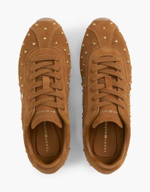 Tommy Hilfiger Sneaker aus Wildleder mit Nieten in Ginger Clay, 3 von 7